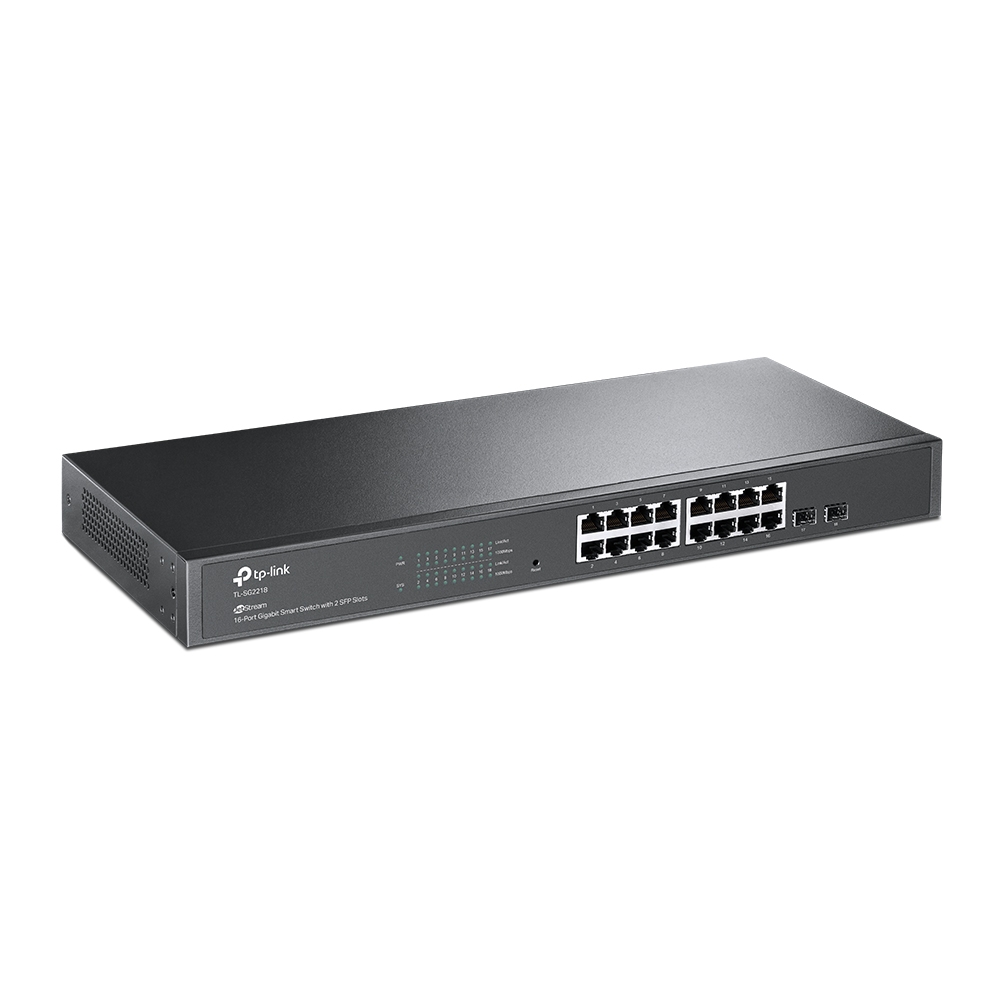Switch inteligente JetStream de 16 puertos Gigabit TL-SG2218