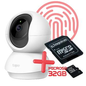 CAMARA WIFI TAPO C200 + MICROSD 32GB KINGSTON